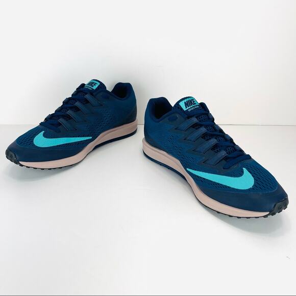 Men Nike Speed Rival Zoom Racing Running Shoes Size 7.5/40.5 Blue Distance Track main image 12